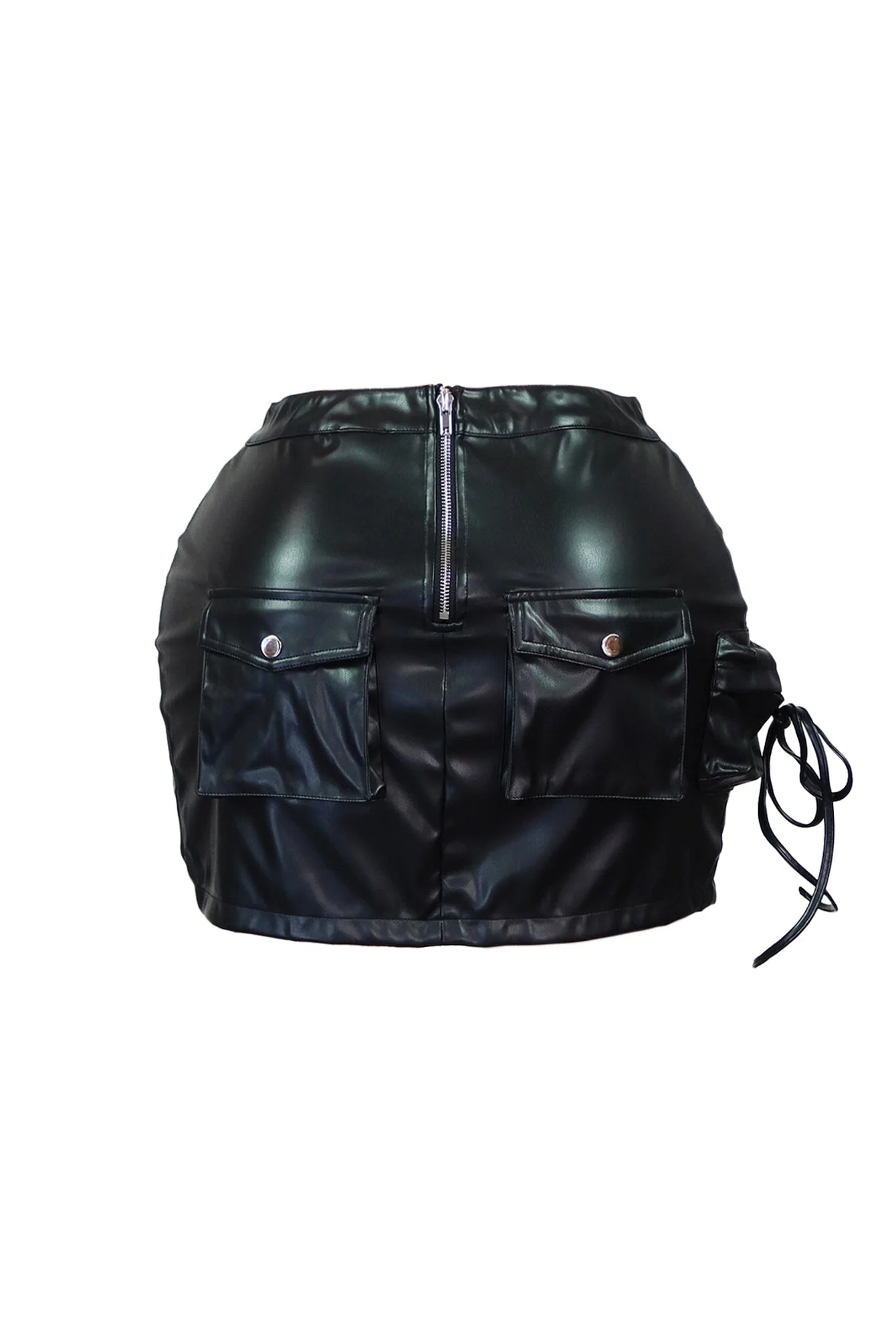 Still Monster PU Mini Skirt - Image 5