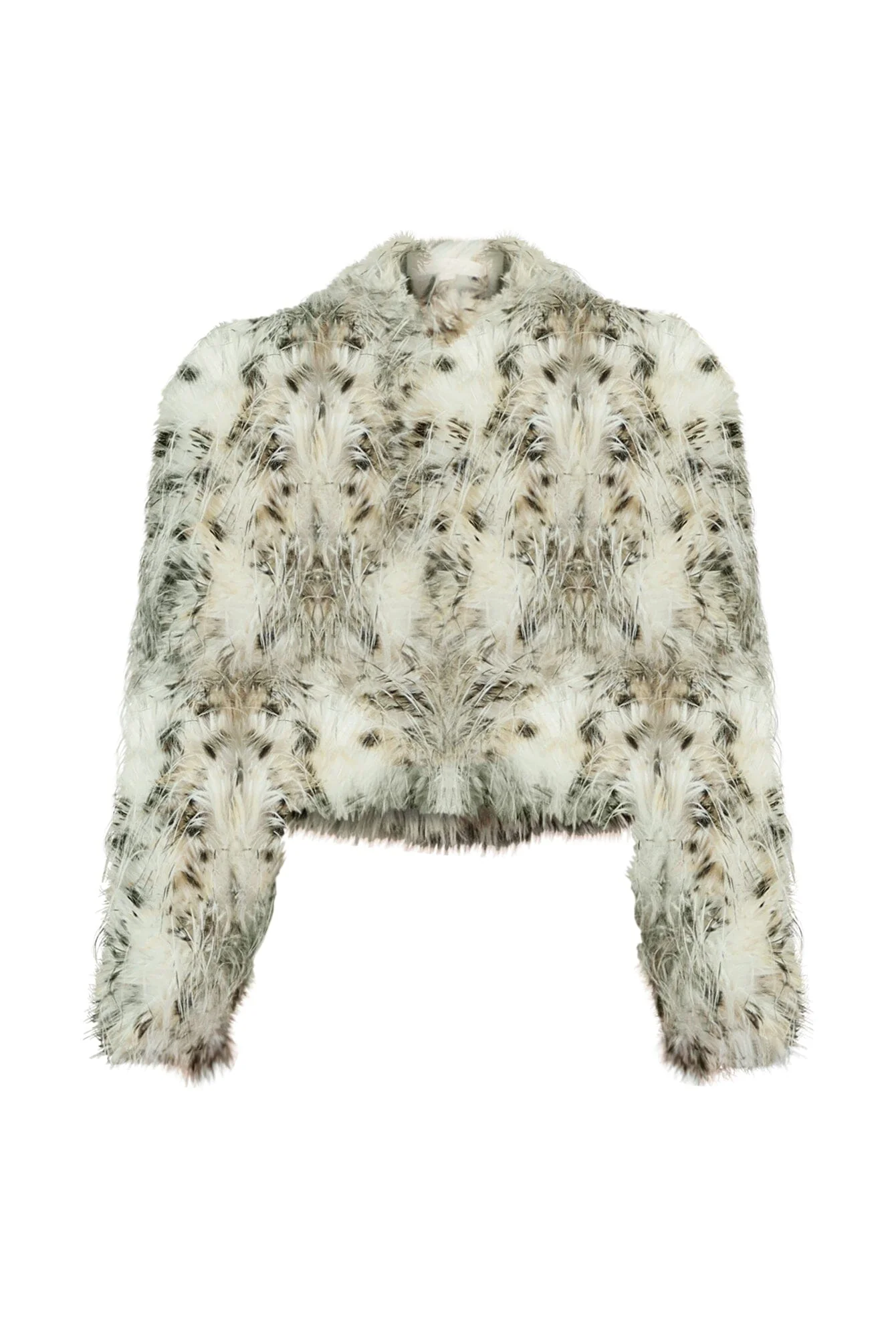 Still Wild Faux Fur Crop Jacket - Image 4