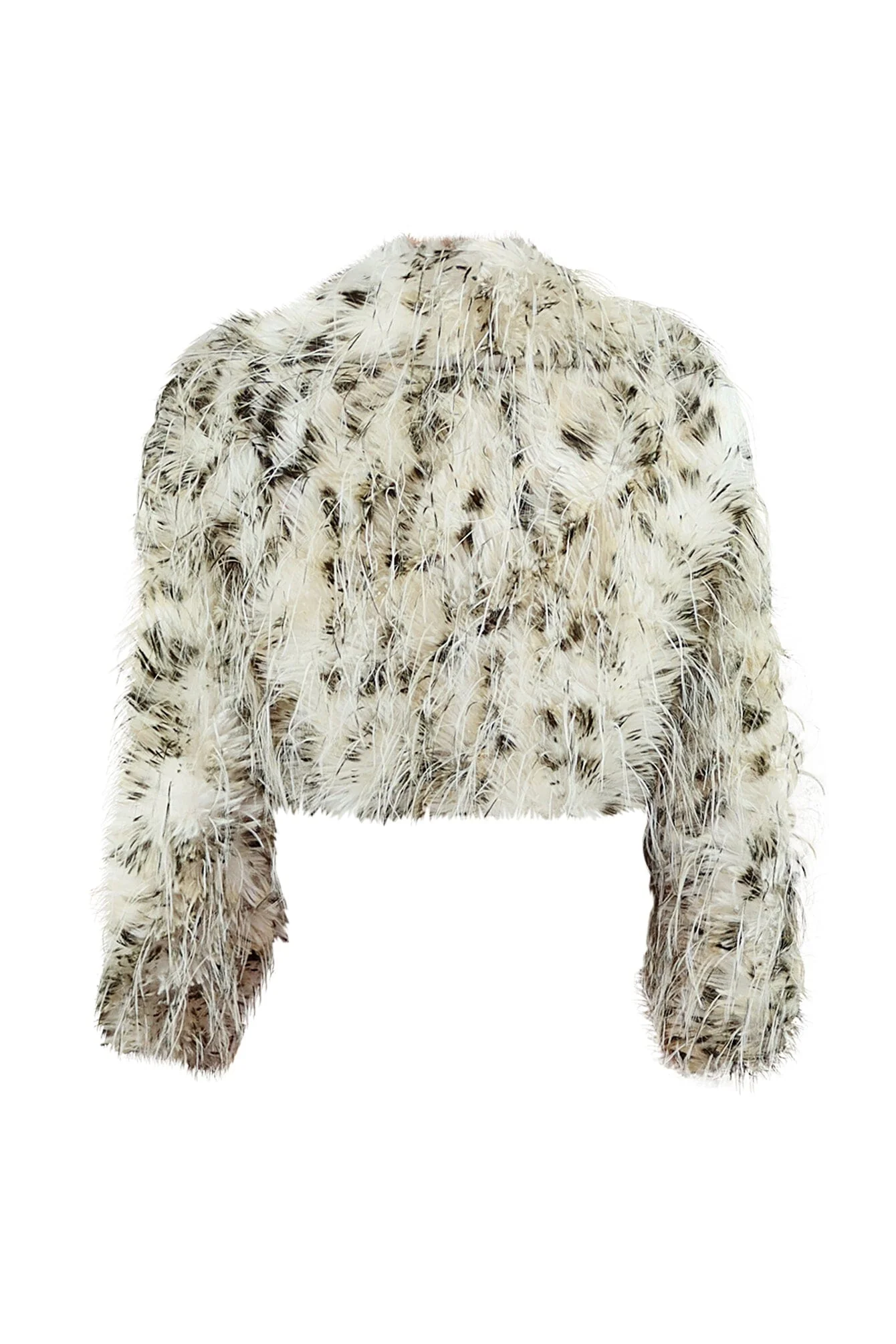 Still Wild Faux Fur Crop Jacket - Image 5