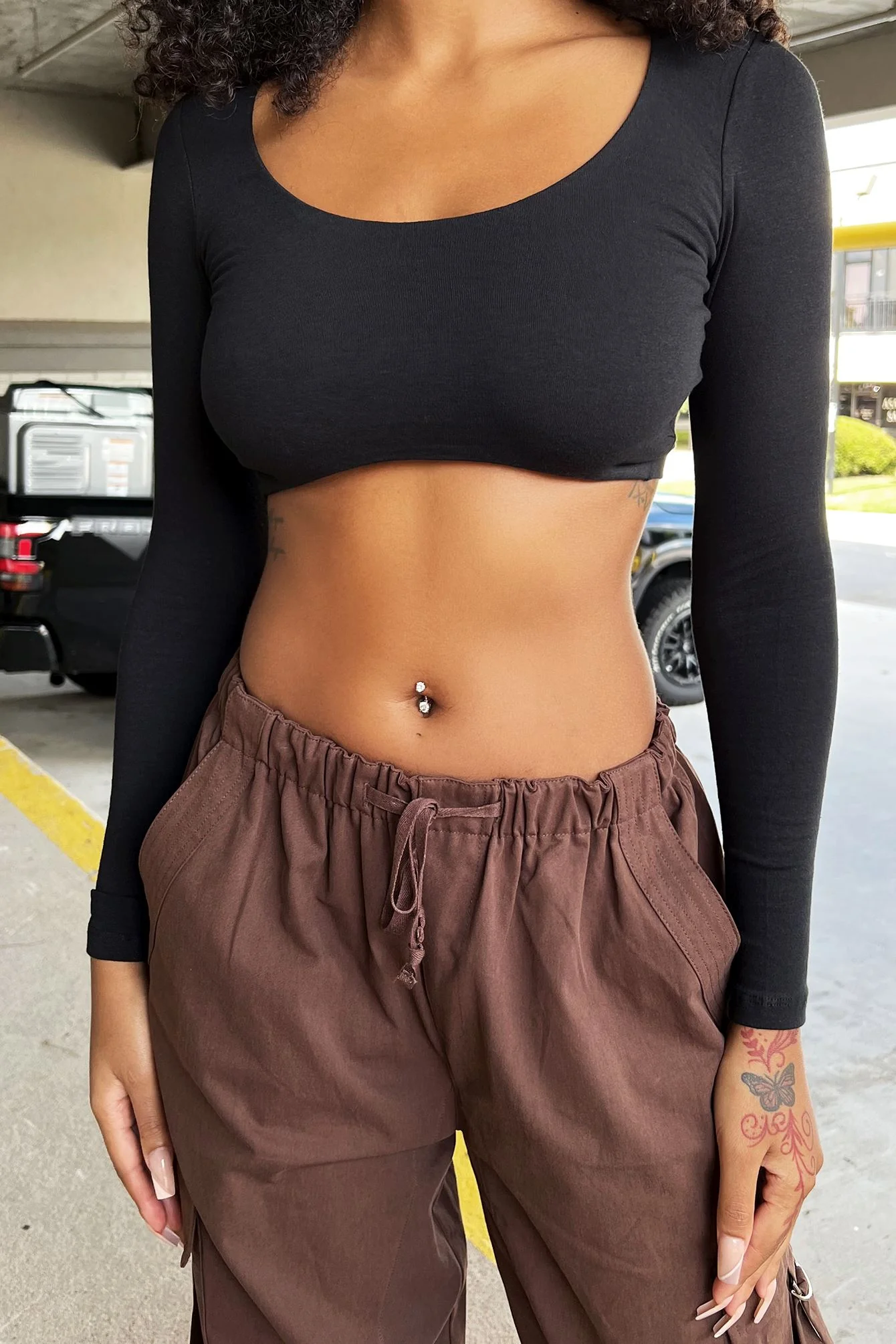 Sydney Basic Long Sleeve Top - Image 6