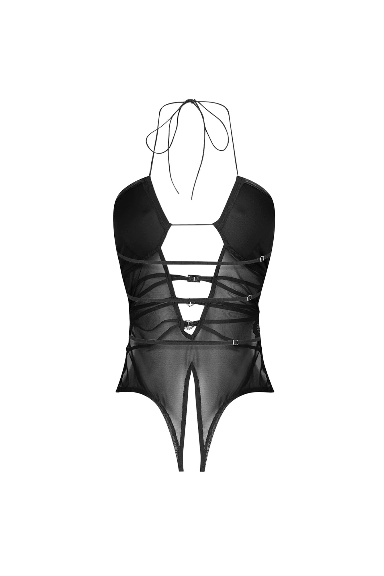 Tenebria Halter Keyhole Top - Image 5