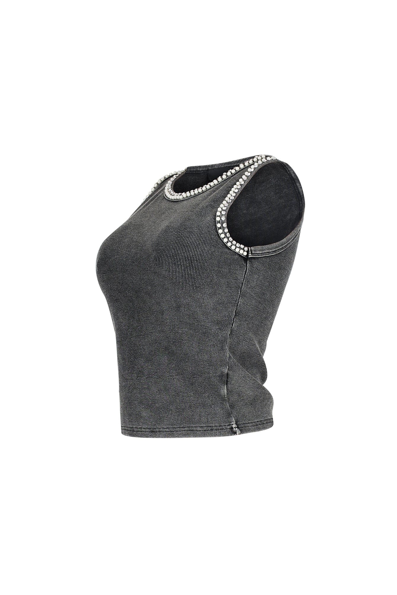 Titania Mineral Washed Embellished Top - Image 4