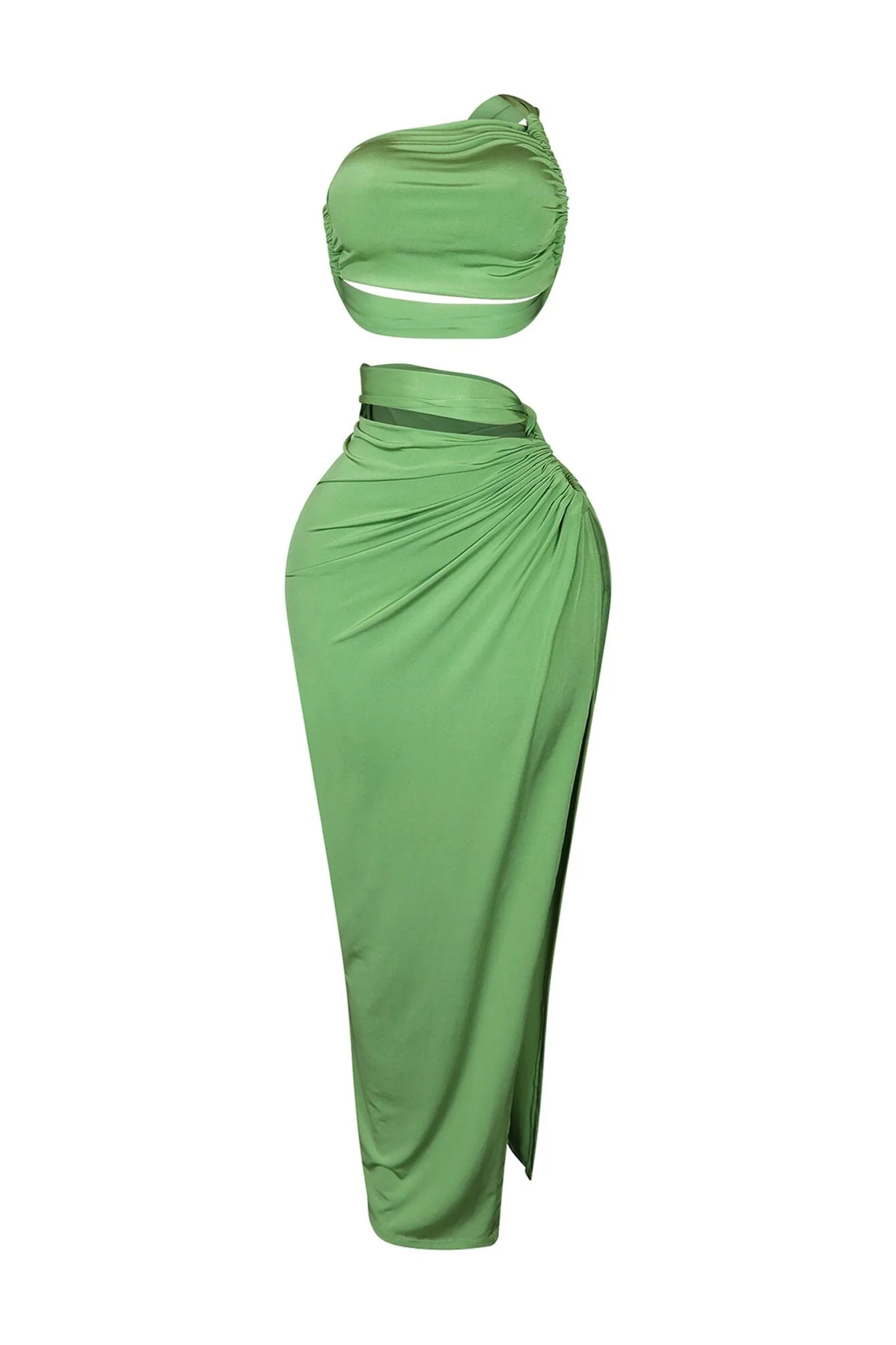 Truth Is Out One Shoulder Top & Skirt SET - Image 6