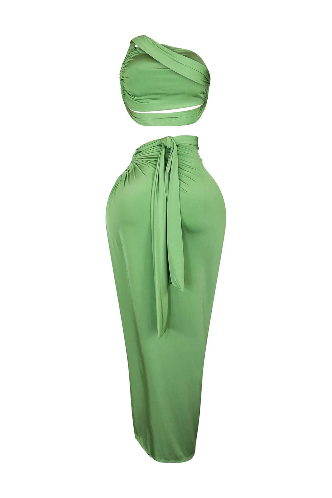 Truth Is Out One Shoulder Top & Skirt SET - Image 7