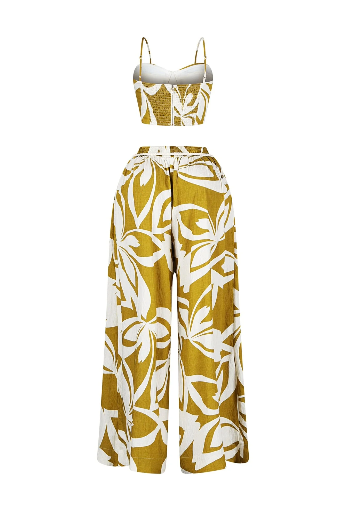 Tumon Printed Crop Top & Pants SET - Image 5
