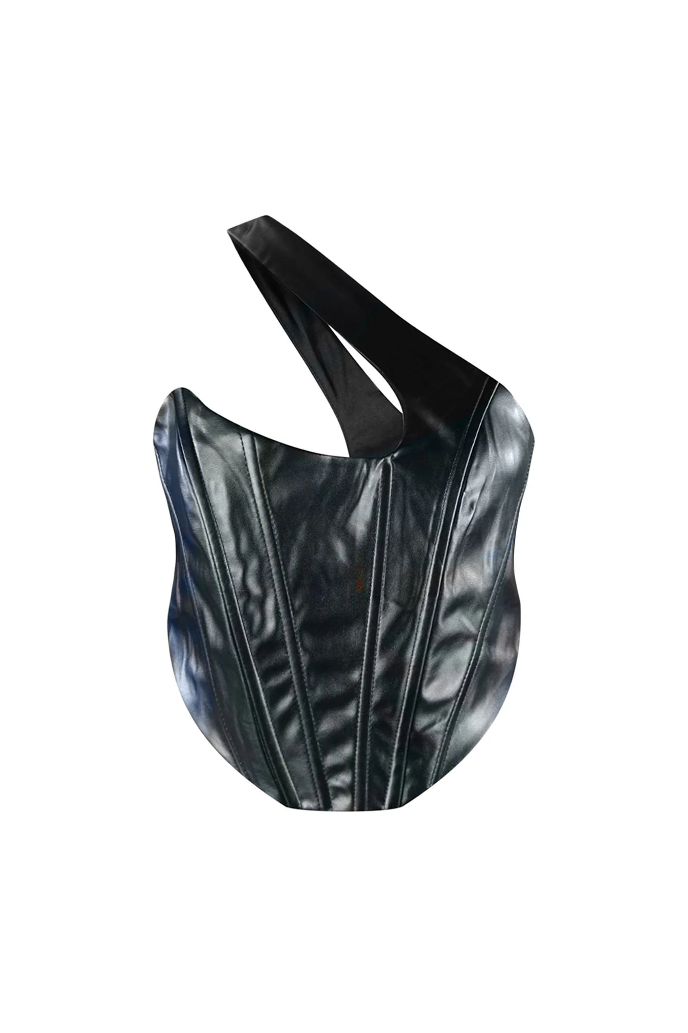 Vegabond One Shoulder Corset Top - Image 4