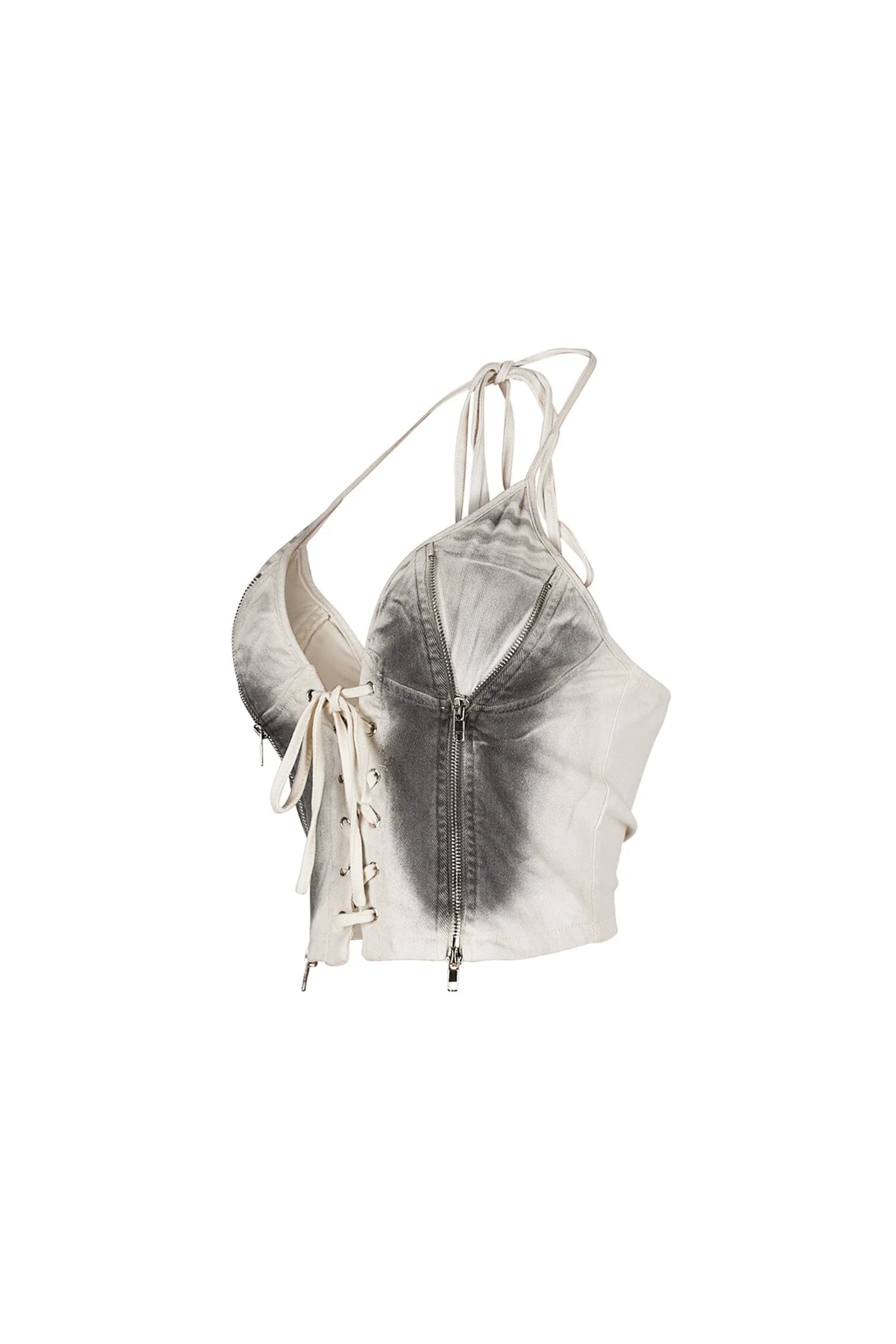 Vibecity Airbrushed Halter Corset Top - Image 3