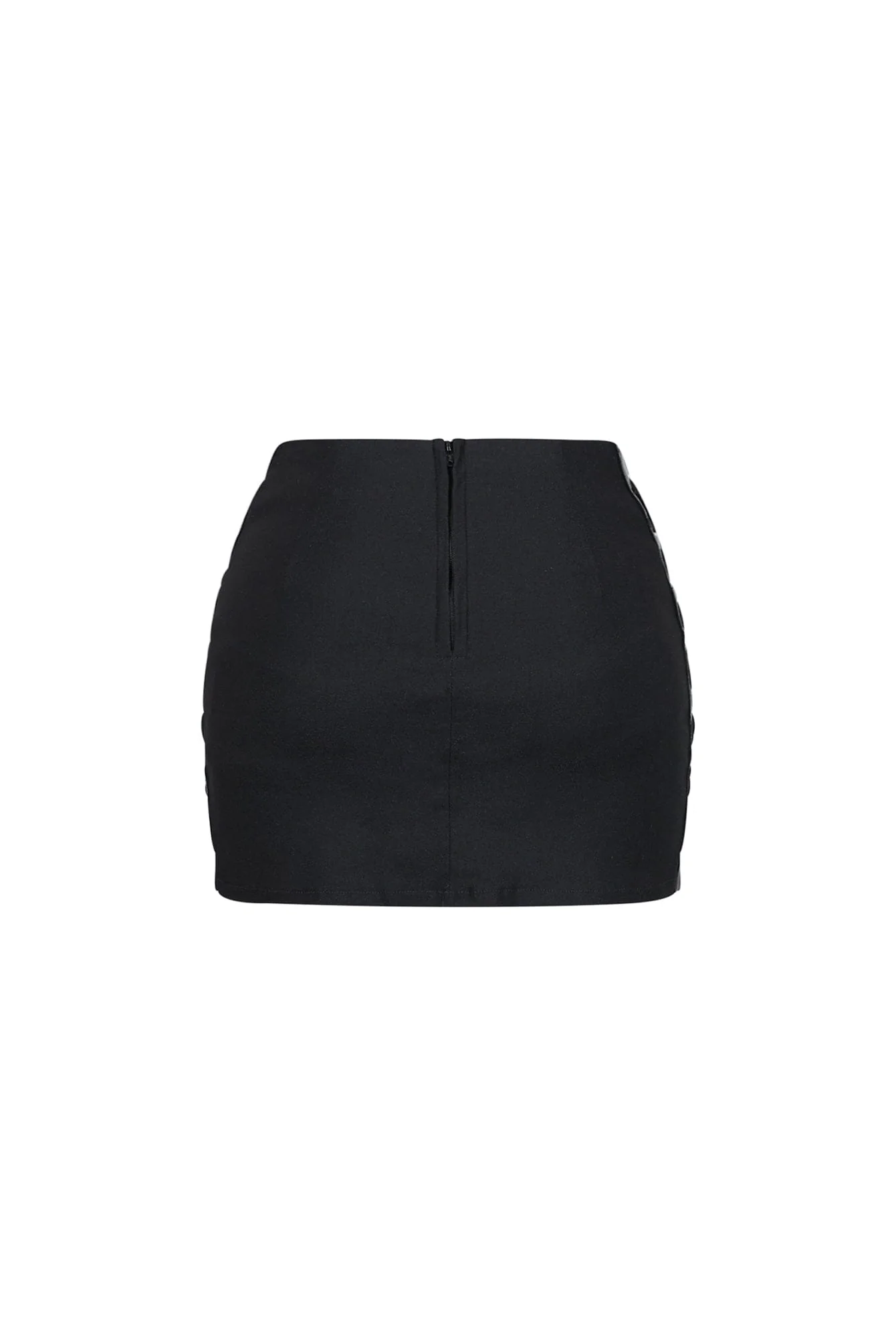 Vice Mesh Lace Up Mini Skirt - Image 4