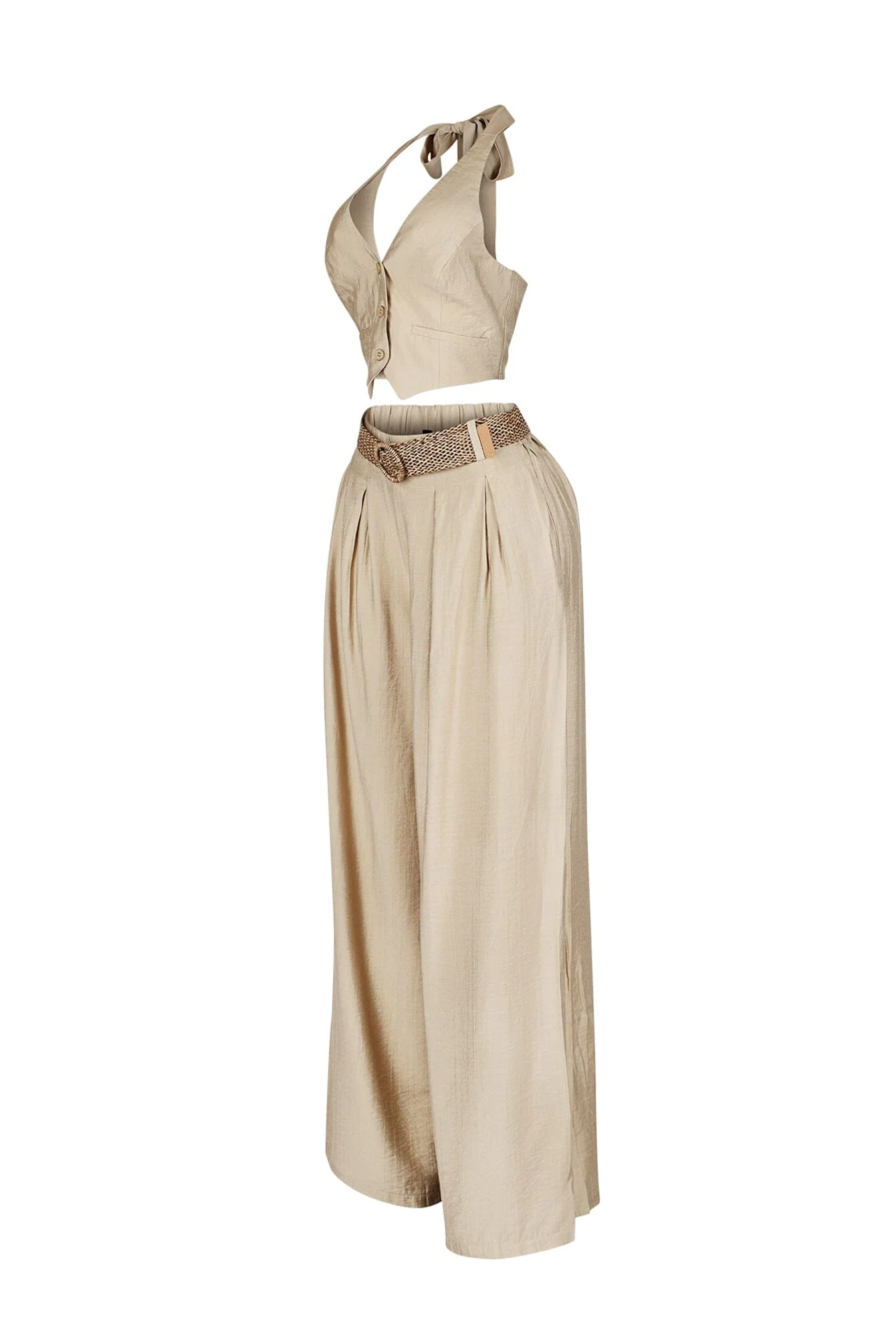 Vienna Halter Vest & Pants SET - Image 4