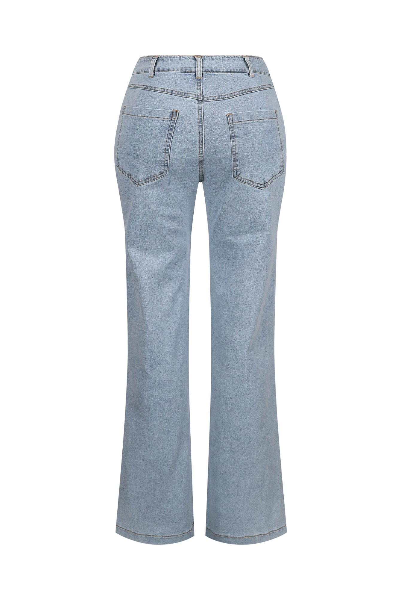 Wear The Attitude Cutout Baggy Jeans - Image 5