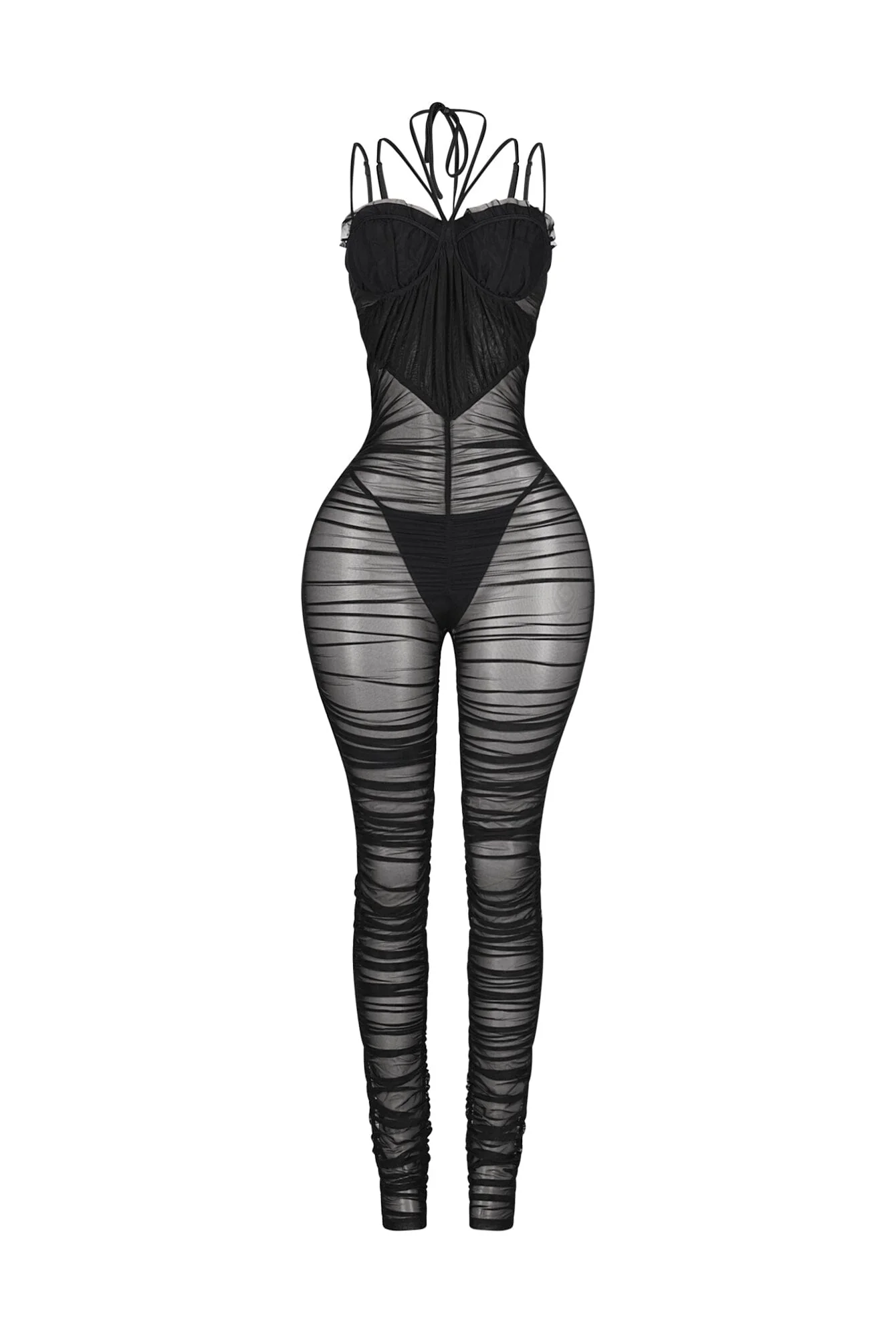 Whisper in Mesh Jumpsuit - Image 3