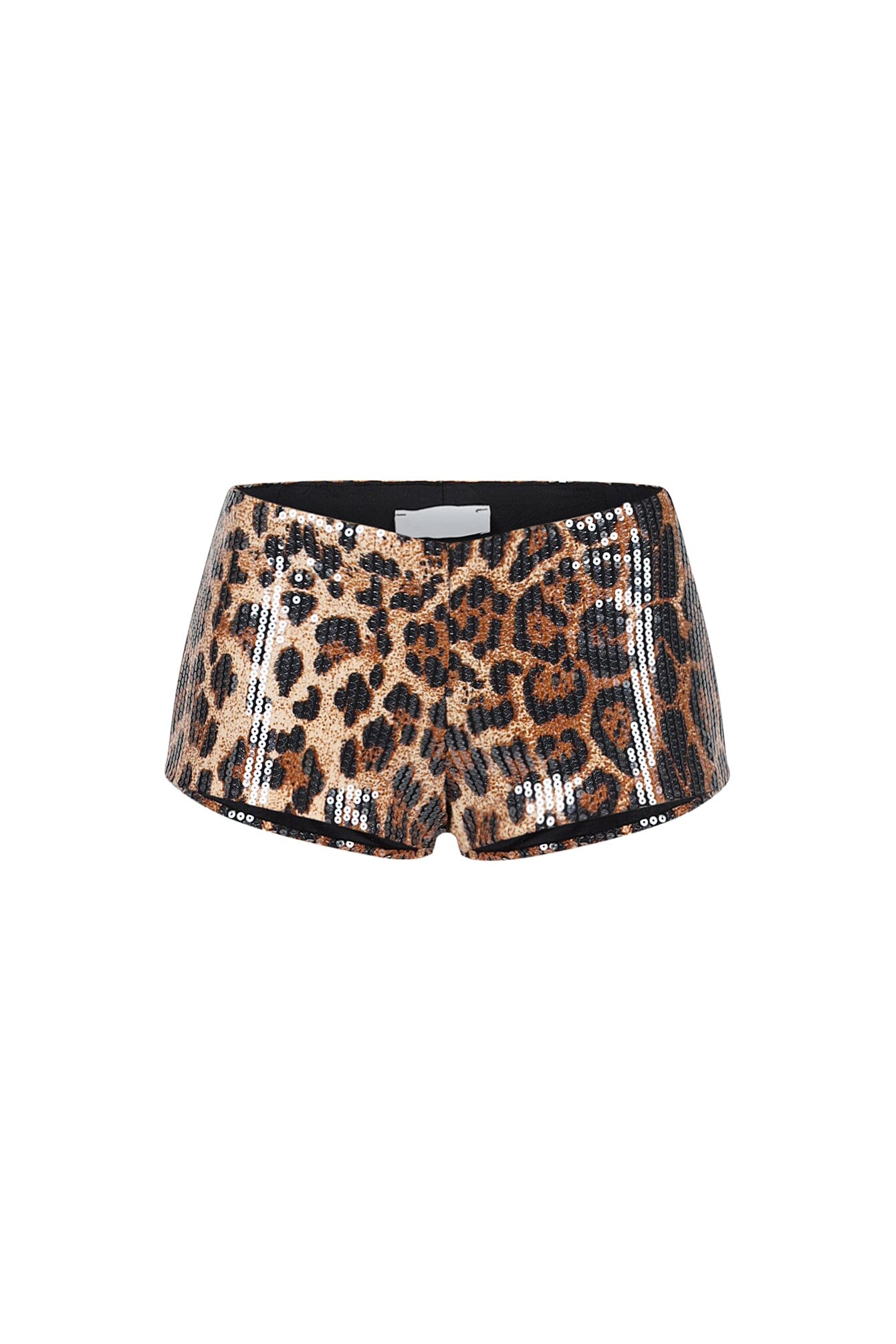 Wildglow Sequin Leopard Shorts - Image 3