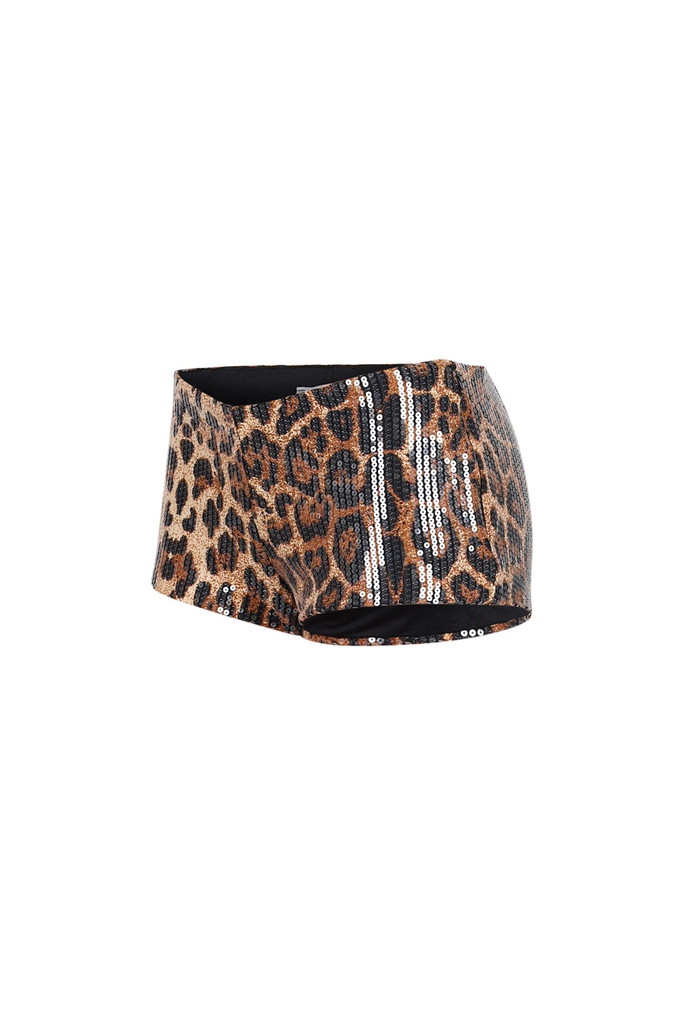 Wildglow Sequin Leopard Shorts - Image 4