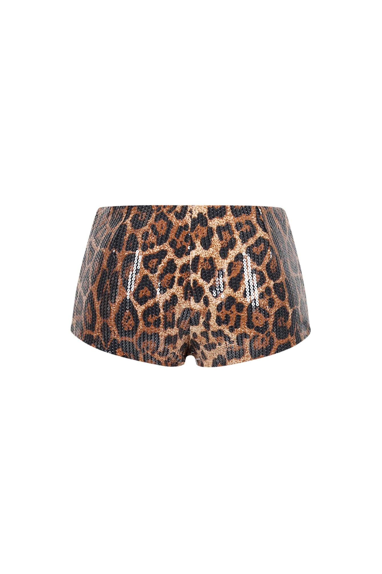 Wildglow Sequin Leopard Shorts - Image 5