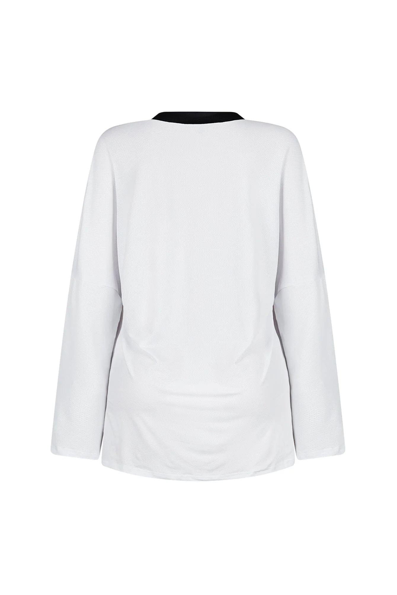 Zoey Long Sleeve Oversized Jersey Top - Image 3